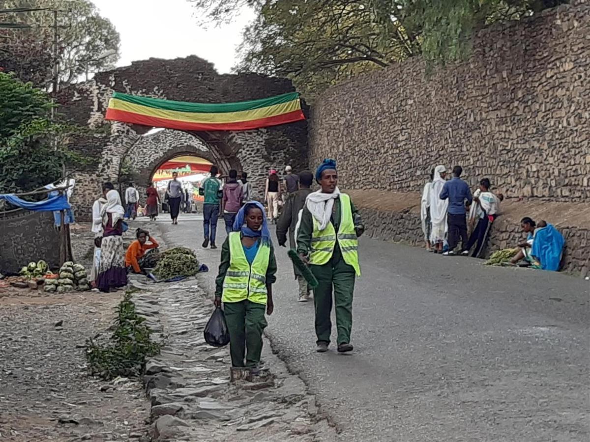 Lodge Du Chateau Gondar Exterior foto